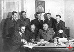 Mitarbeiter der Kriminalpolizei im Ghetto Litzmannstadt, Lodz, zwischen 1940 und 1944, Warschau, Żydowski Instytut Historyczny
