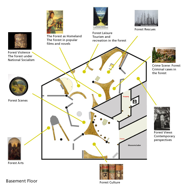 Floor Plan Exhibition Hall - basement floor - German Historical Museum