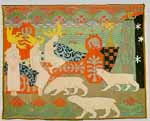 [G. Munthe: Daughters of the Northern Lights, tapestry]