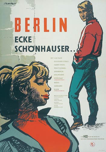 vergrößertes Plakat  Berlin - Ecke Schönhauser