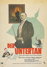 Plakat Der Untertan,  1951