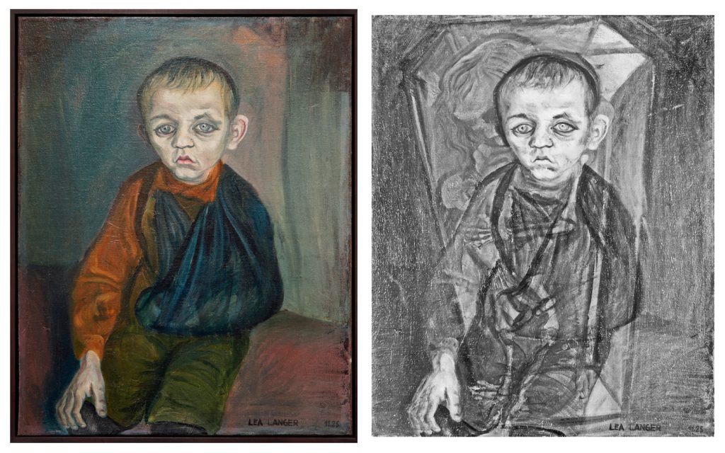 Lea Langer (later Grundig), Starving Proletarian Boy, 1928, oil on canvas, 71 x 56.5 cm, © Deutsches Historisches Museum, Berlin.