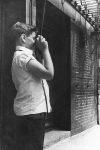 Peter Stein taking picture, 1954 © Peter Stein