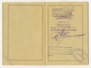 Reisepass Anneliese Erlanger, Leo Baeck Institute – New York | Berlin, Anna Erlanger Rotenberg Collection AR 25576, Box 1 Folder 4