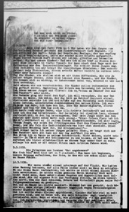 Auszug aus Hertha Nathorffs Tagebuch vom 2. März 1939, Leo Baeck Institute – New York | Berlin, Hertha Nathorff, Memoir, Reichstagsbrandt, ME 460 