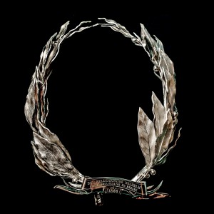 Laurel wreath with dedication to King Wilhelm I from Prussia, 1866 