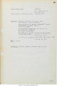 "RESTITUIERT". Borussia im Inventar des Sonderauftrages Linz mit späteren Ergänzungen, o. O., 1945/1949, Bundesarchiv Koblenz, BArch, B 323/46, Bl. 306
