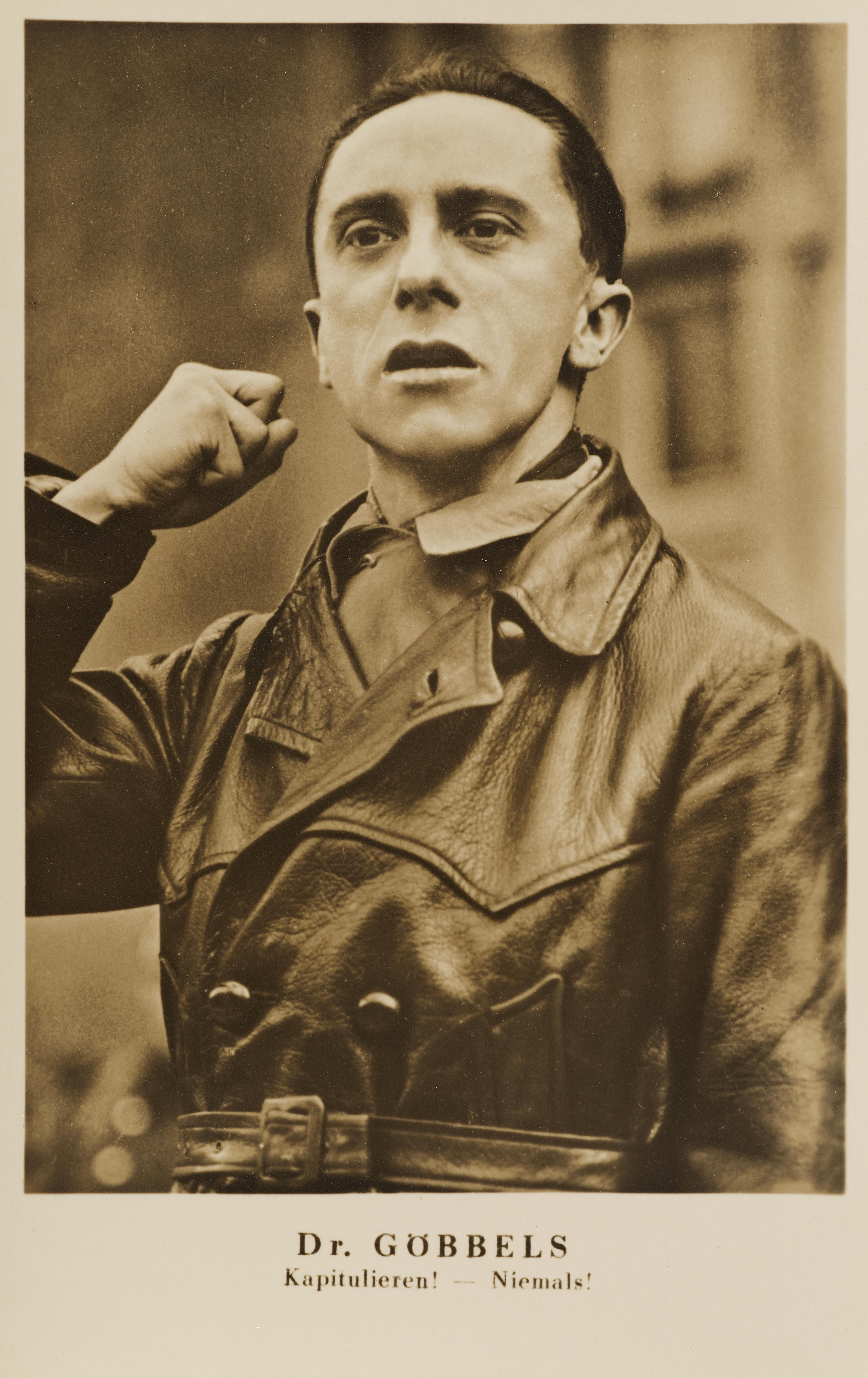 Foto: Joseph Goebbels, um 1928