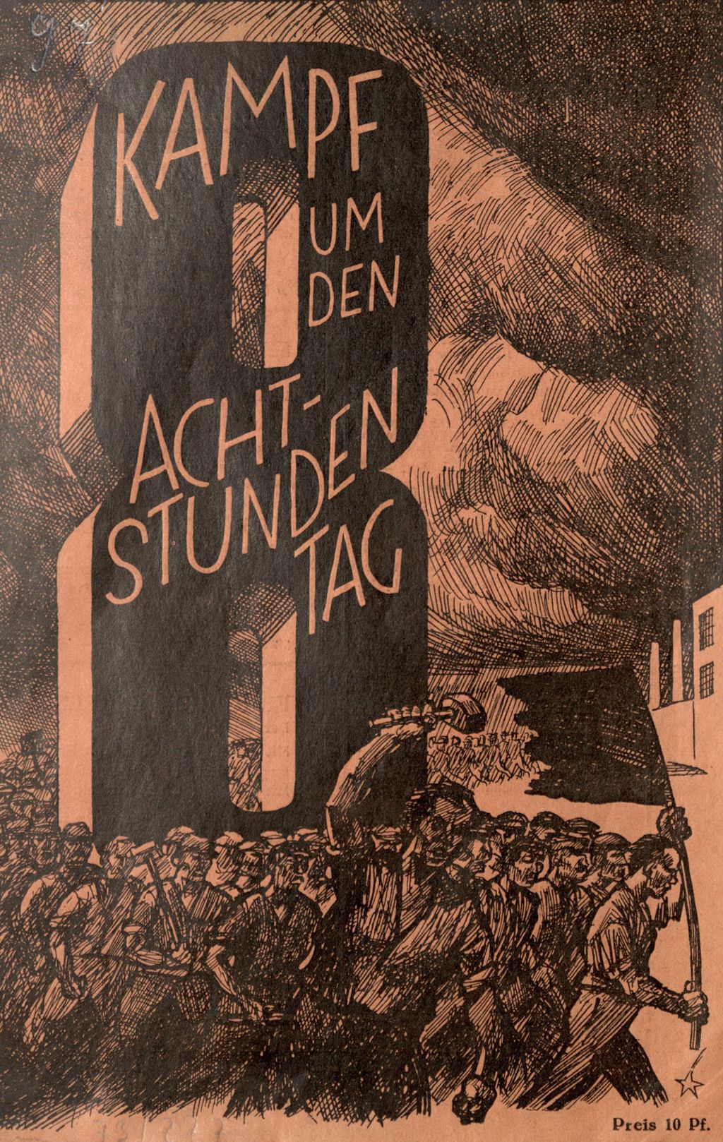 Exponat: Broschüre: "Kampf um den Achtstundentag", 1927