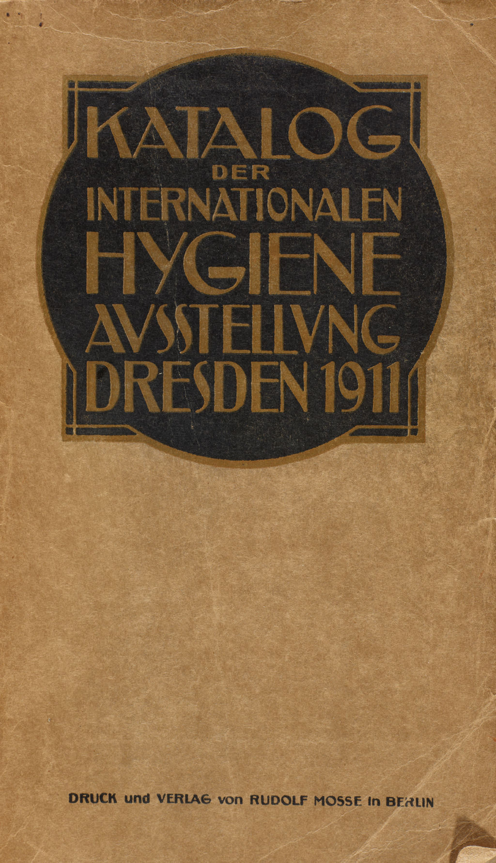 Katalog der Internationalen Hygiene-Ausstellung in Dresden 1911
