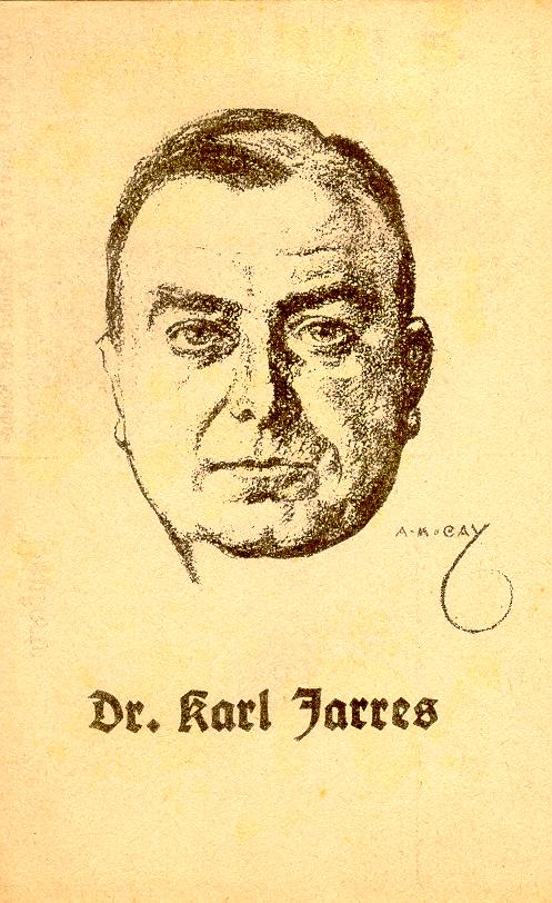 Postkarte: Karl Jarres, 1925