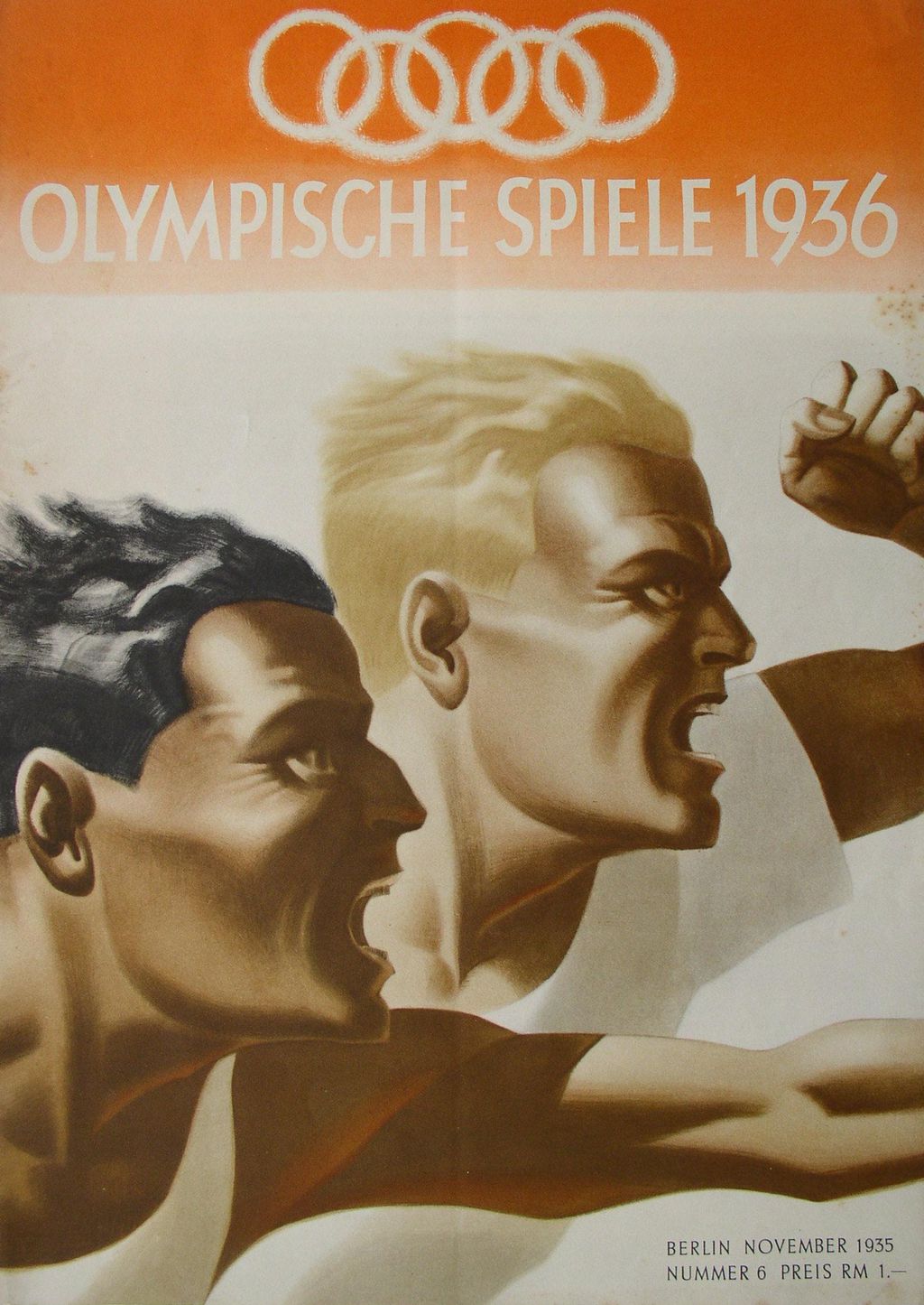 Druckgut: "Monatsheft des Propagandaausschusses für die Olympischen Spiele", 1936