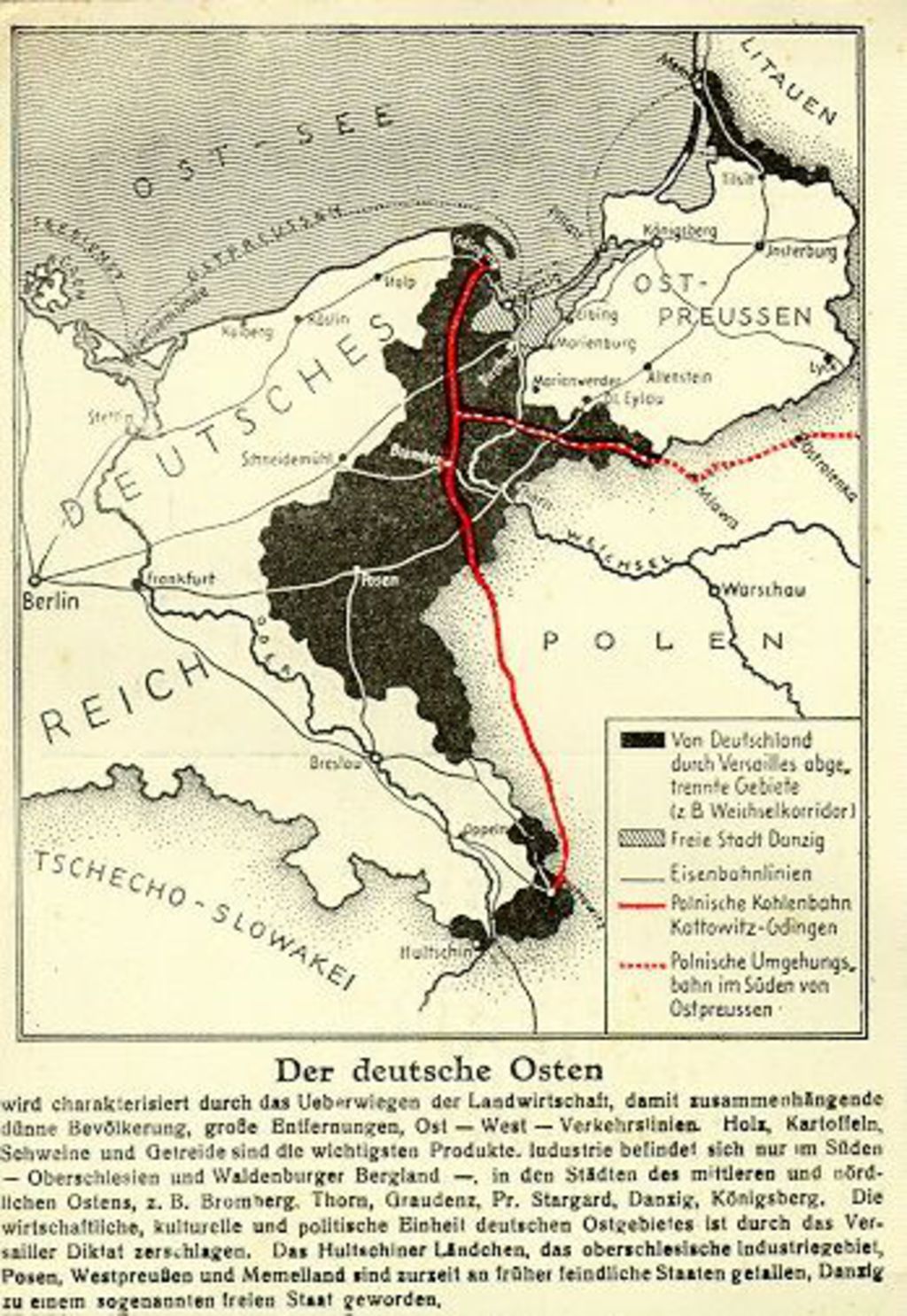 Exponat: Postkarte: Der deutsche Osten, 1920