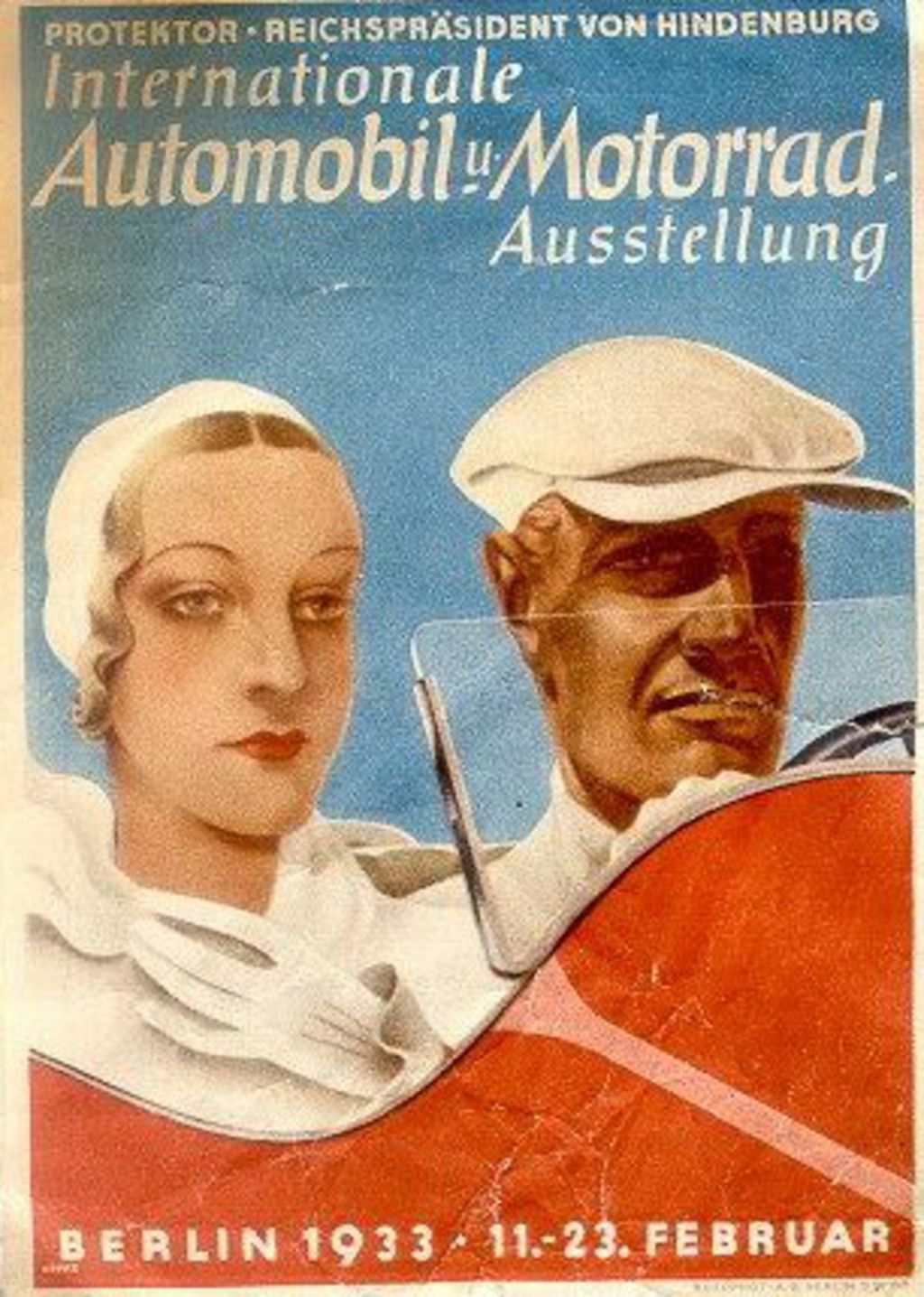 Exponat: Plakat: Internationale Automobil- und Motorrad-Ausstellung, 1933