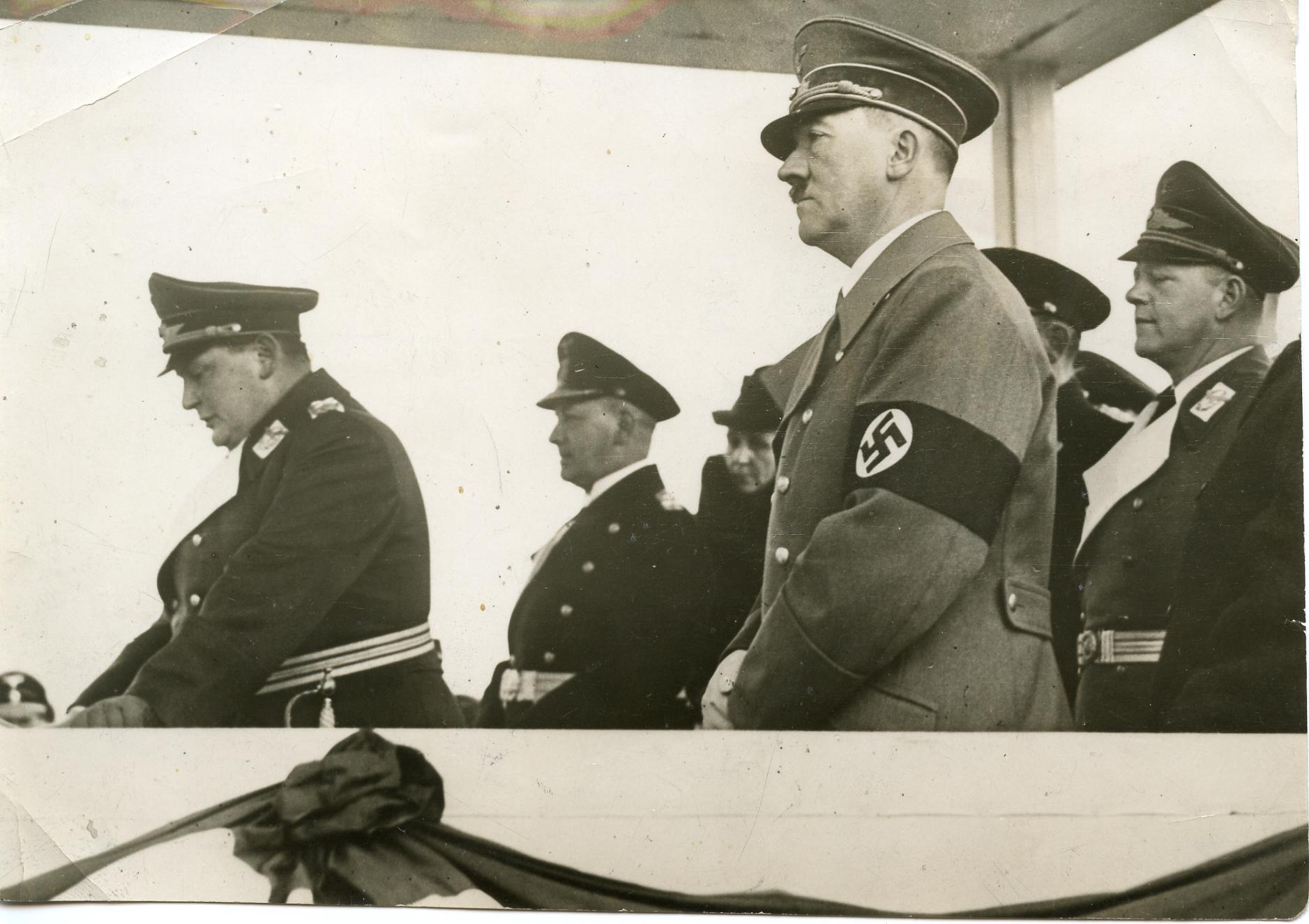 Hermann Göring bei seiner Rede zum Stapellauf des Flugzeugträgers "Graf Zeppelin"