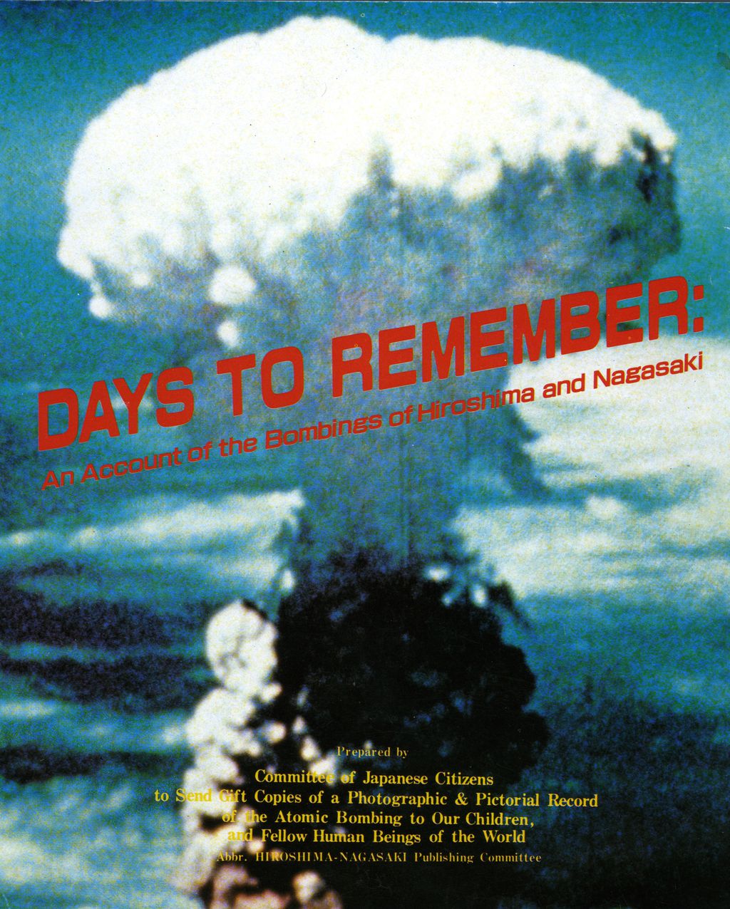 Broschüre: "Days To Remember", 1981
