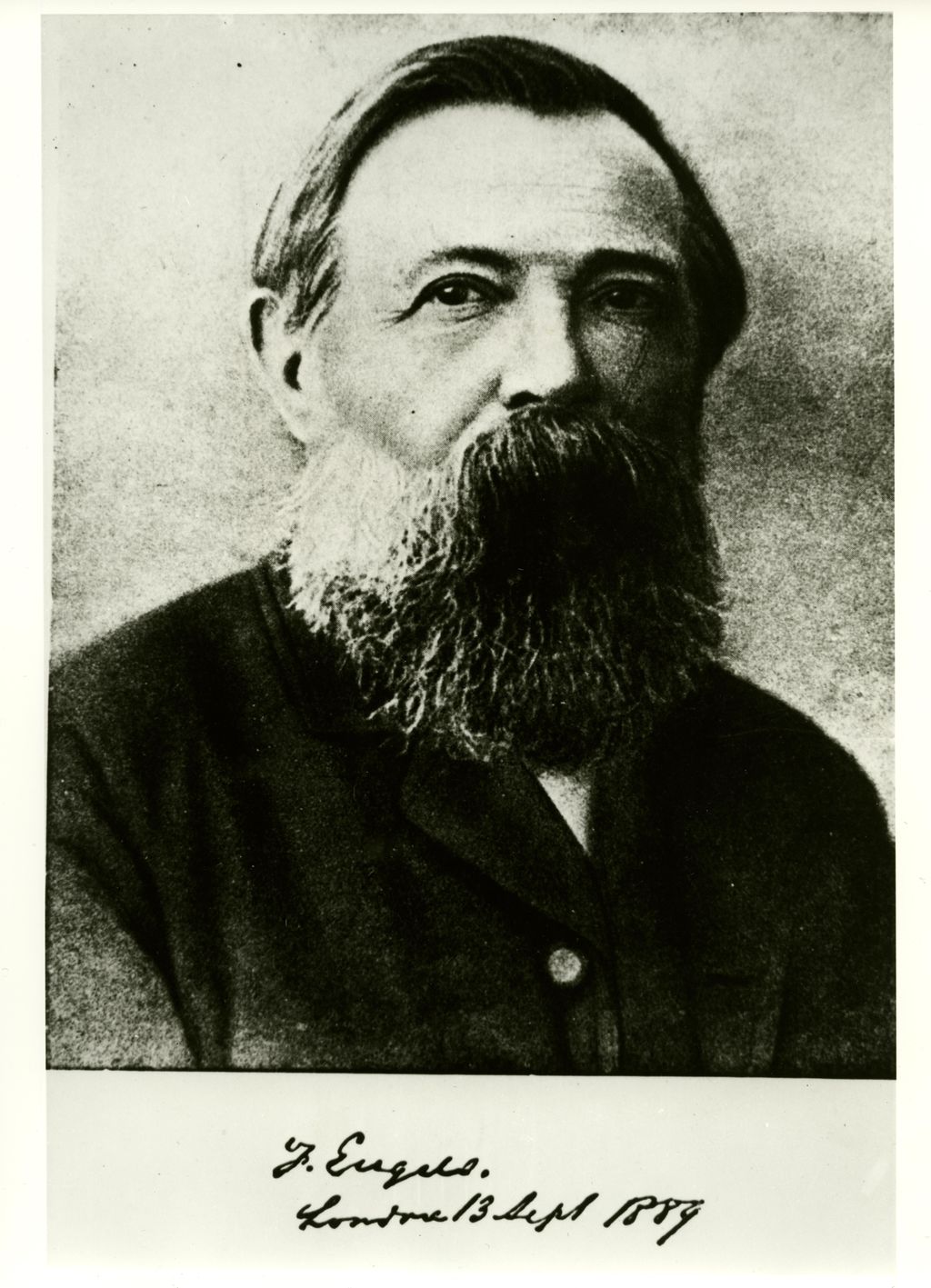 Exponat: Foto: Friedrich Engels, 1889