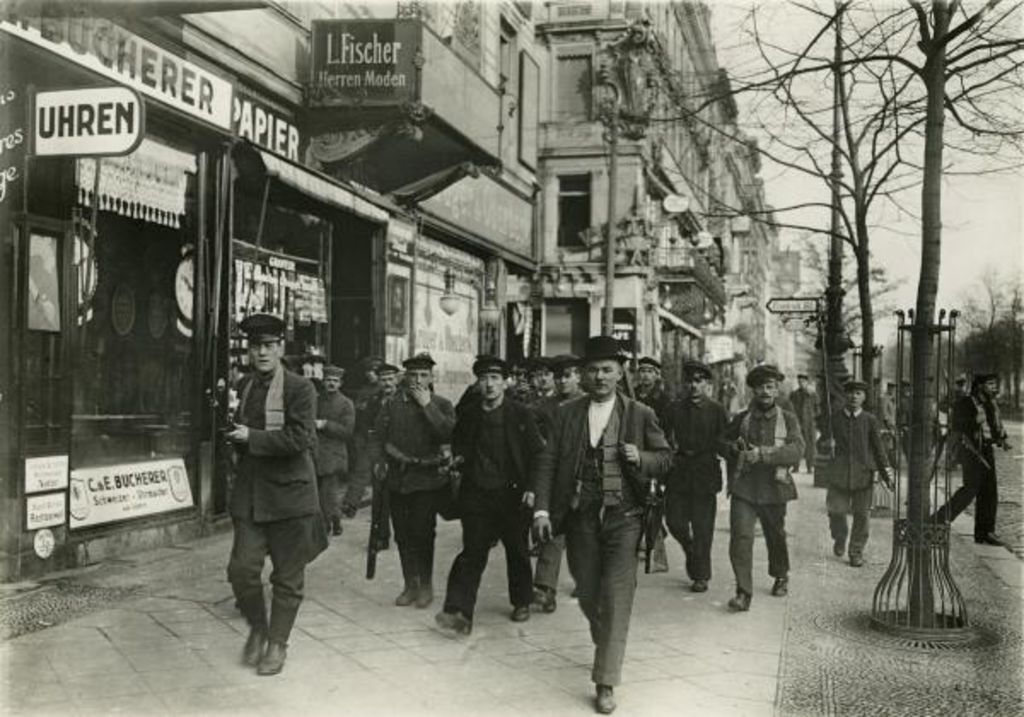 Foto: Revolution in Berlin, 1918