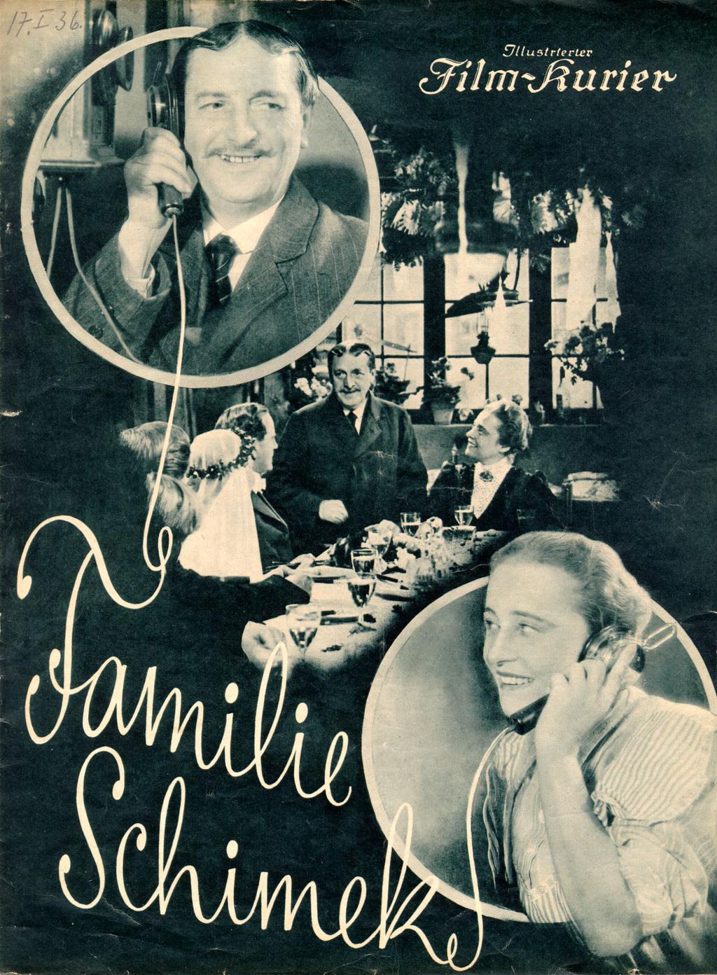 Exponat: Filmprogramm: "Familie Schimek", 1936