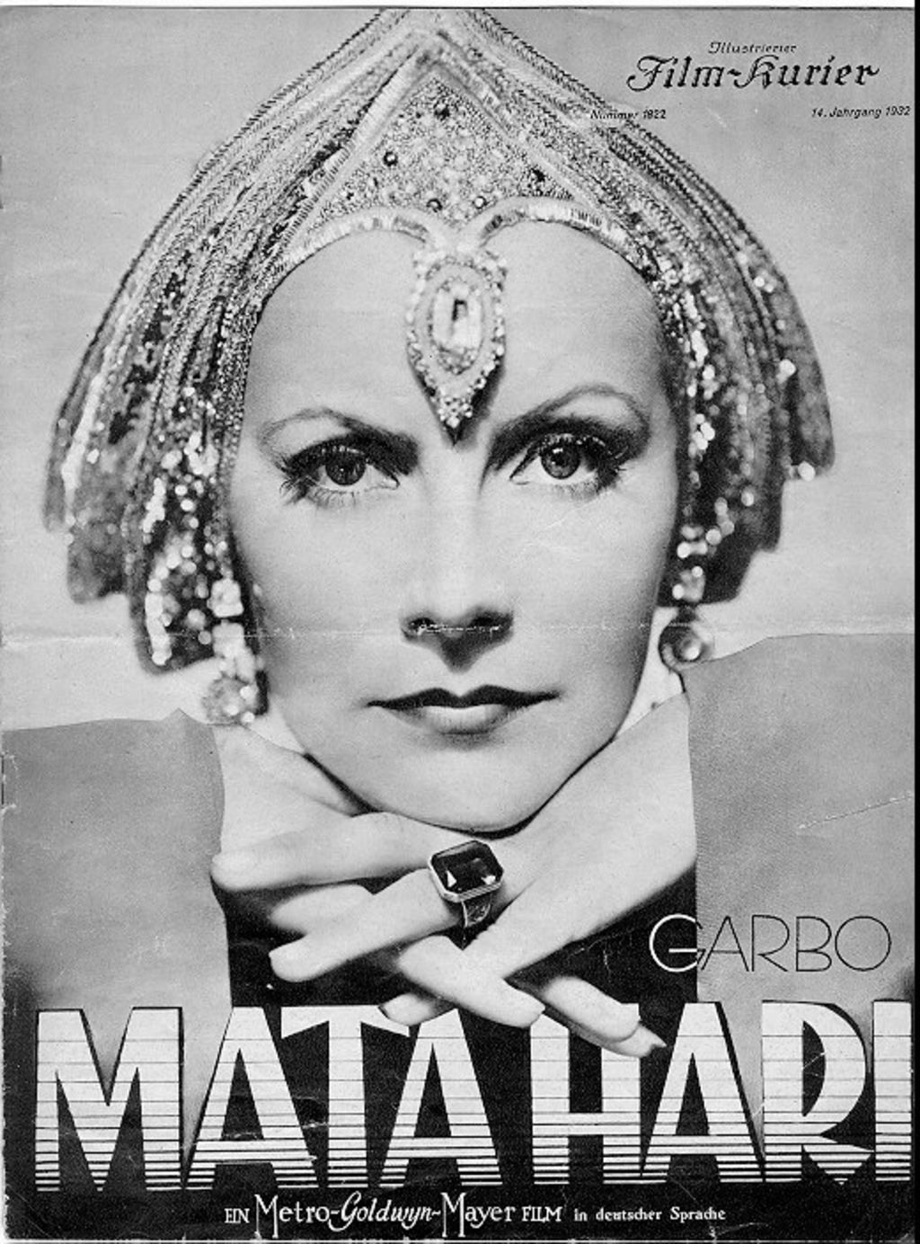 Film programme for "Mata Hari" with Greta Garbo, Illustrierter Film-Kurier Nr. 1822, Film-Kurier GmbH, Print, Berlin, 1932 © DHM