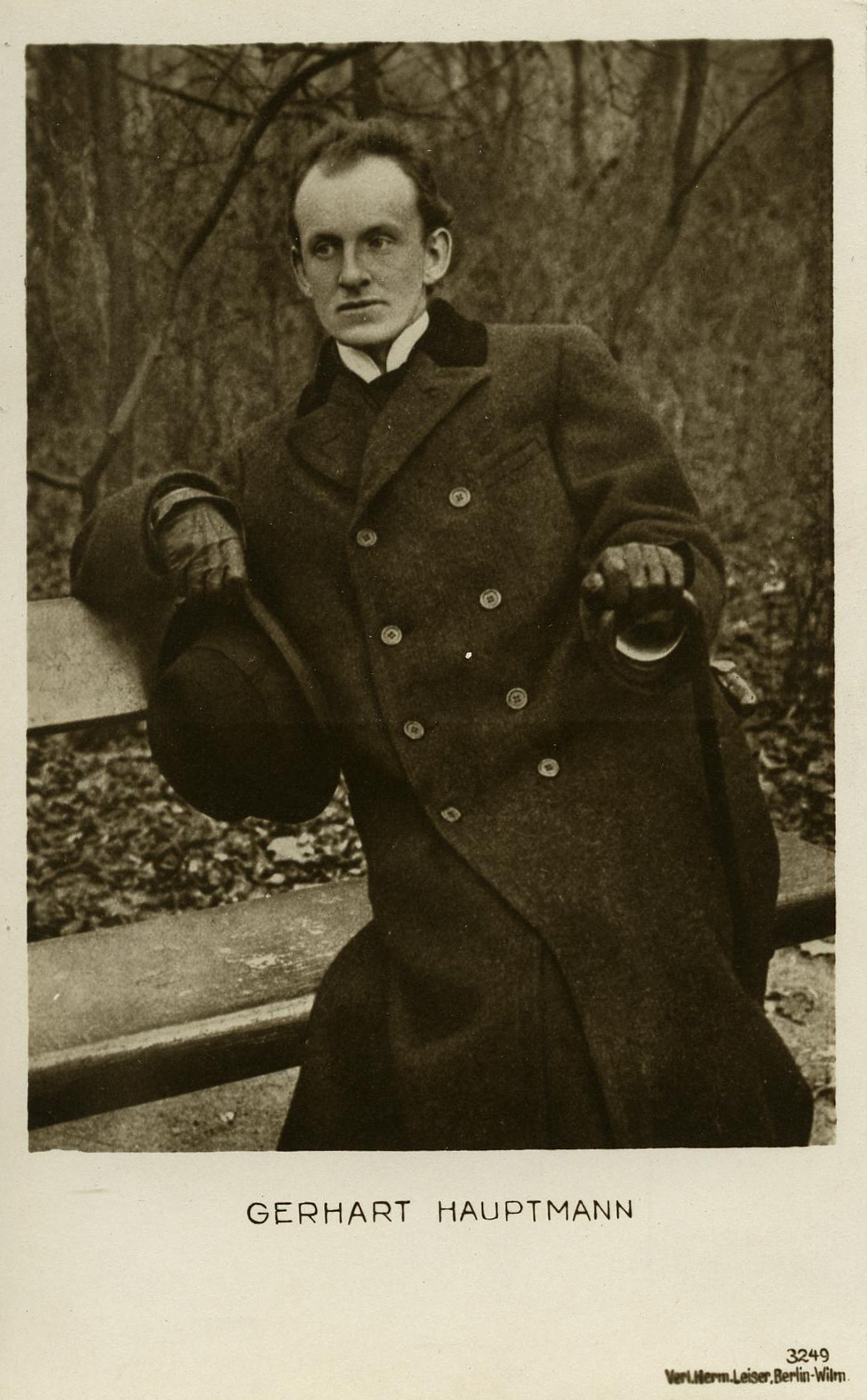 Foto: Gerhart Hauptmann, um 1896