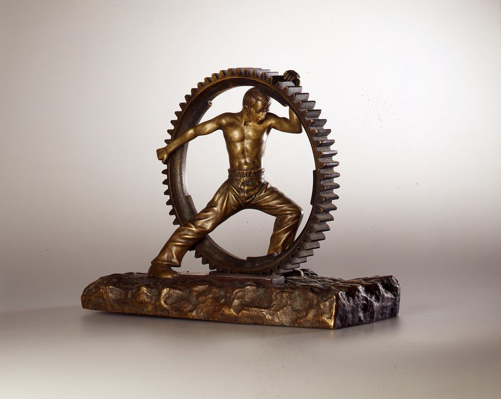 Exponat: Skulptur: "Ehret die Arbeit", 1938