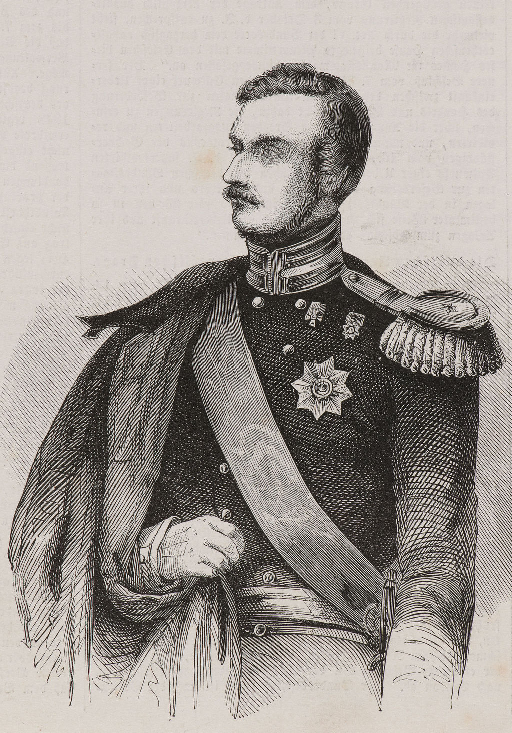 Grafik: König Georg V. von Hannover, 1851