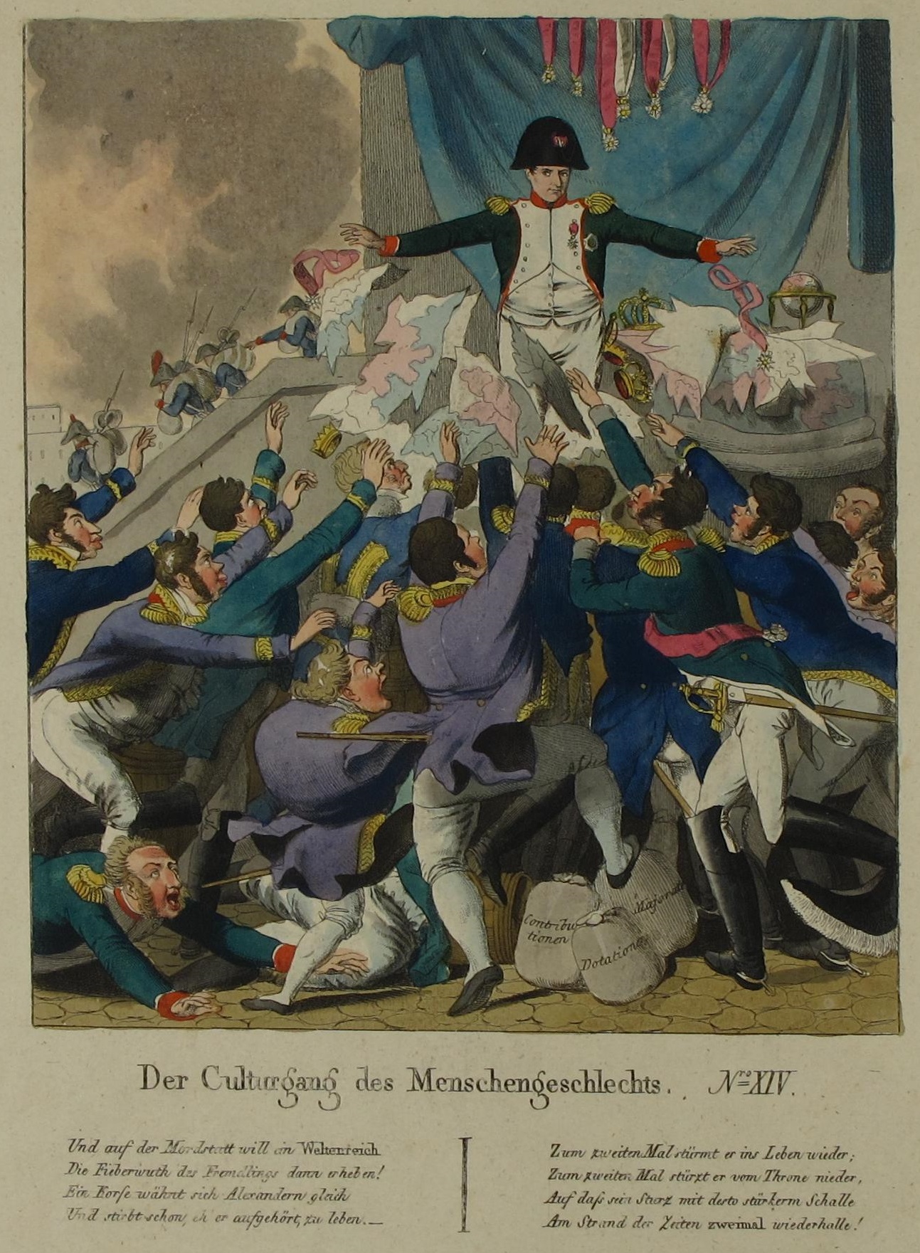 Der Culturgang des Menschengeschlechts Nr. XIV, um 1815