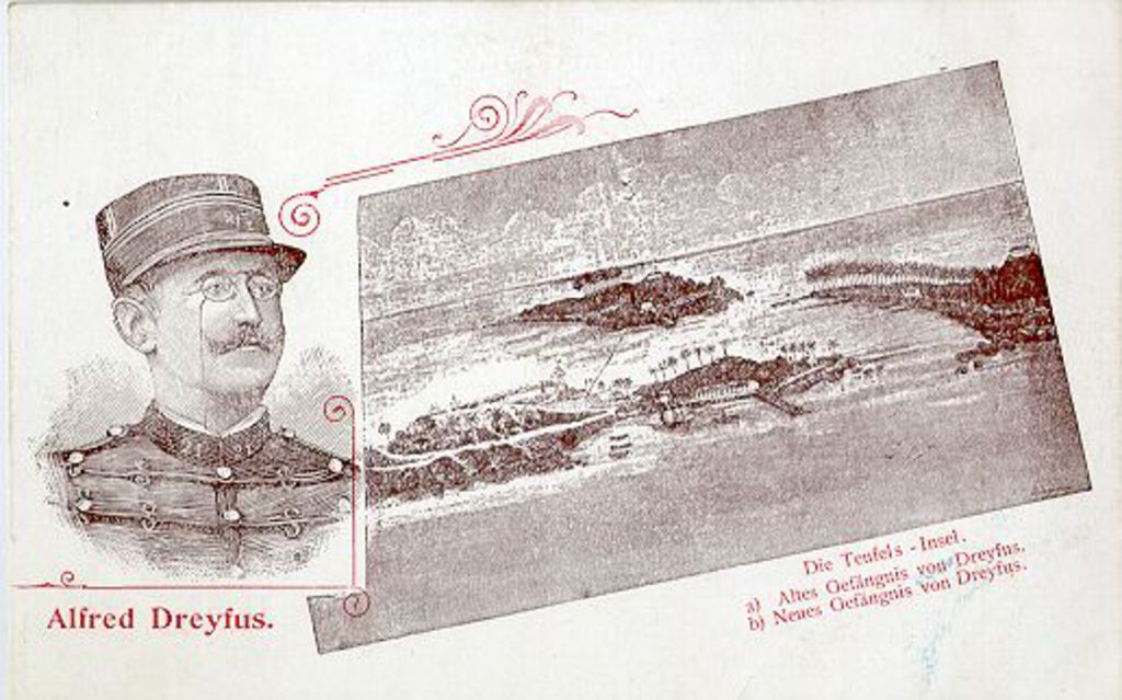 Postkarte: Dreyfus, Alfred, 1894-1899