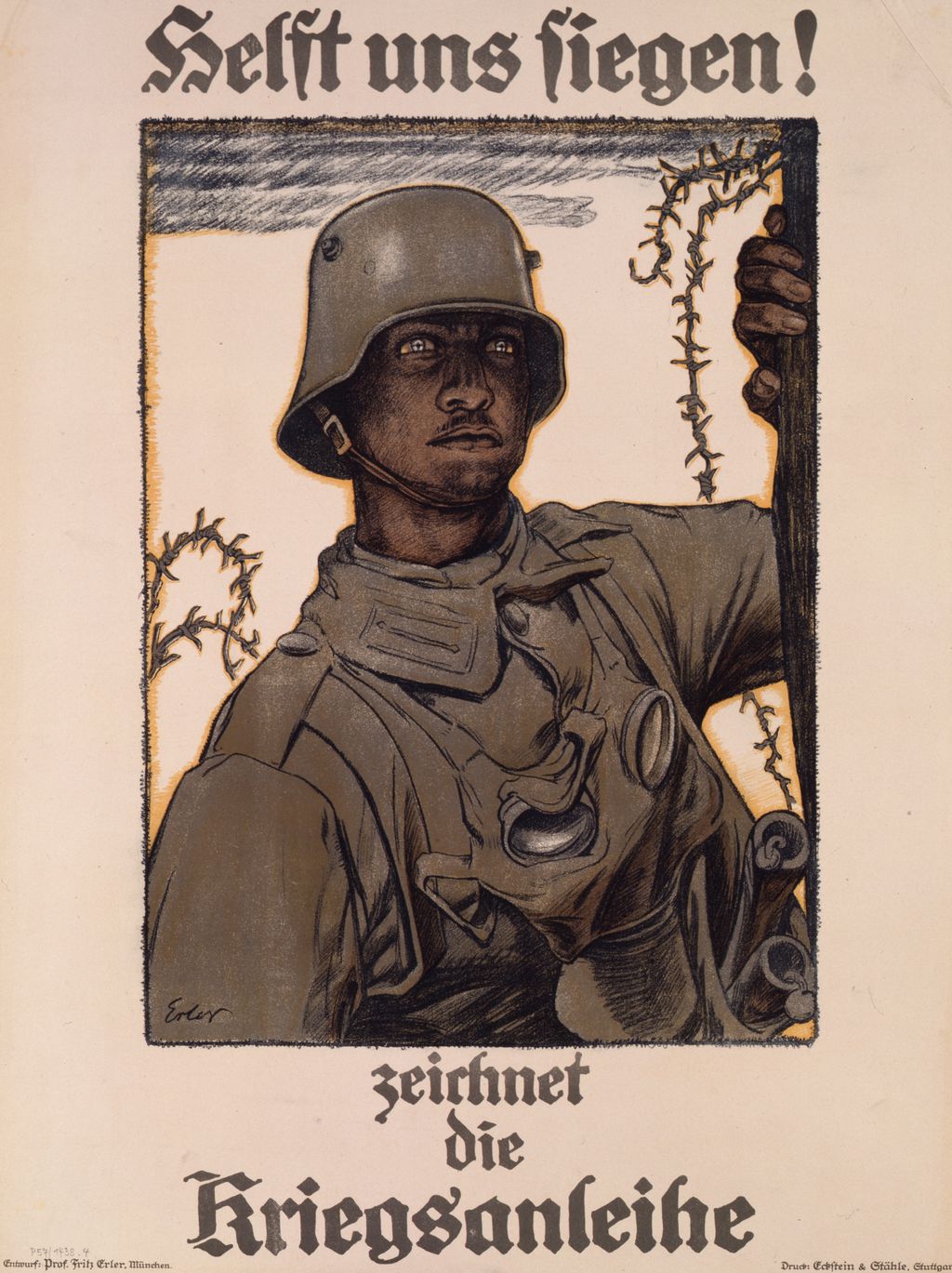 Plakat: "Helft uns siegen!", 1917