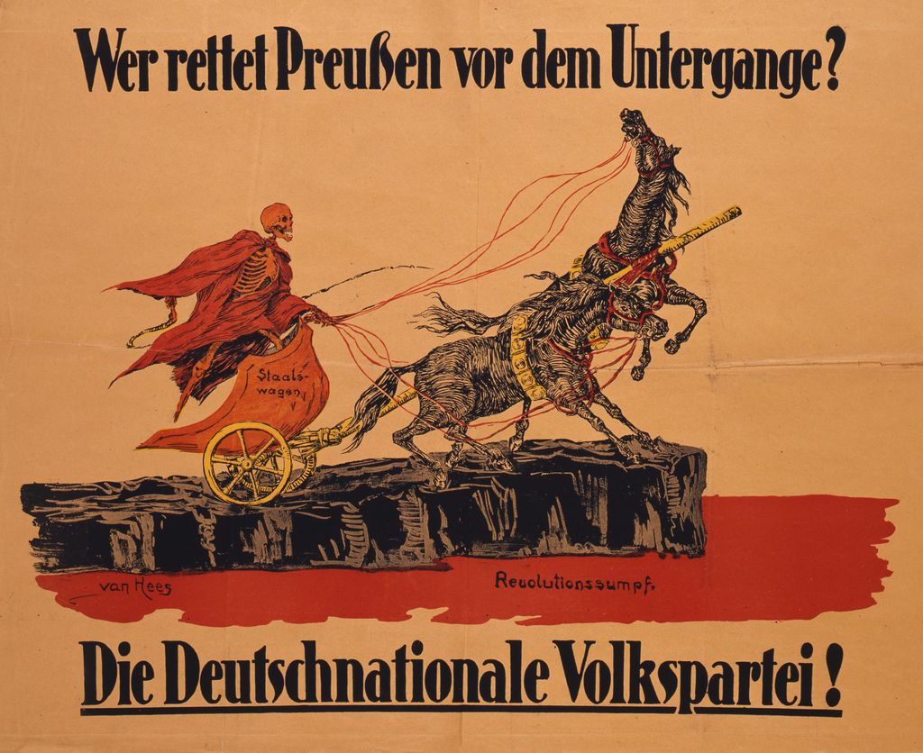 Exponat: Plakat: Wahlplakat der DNVP, 1919