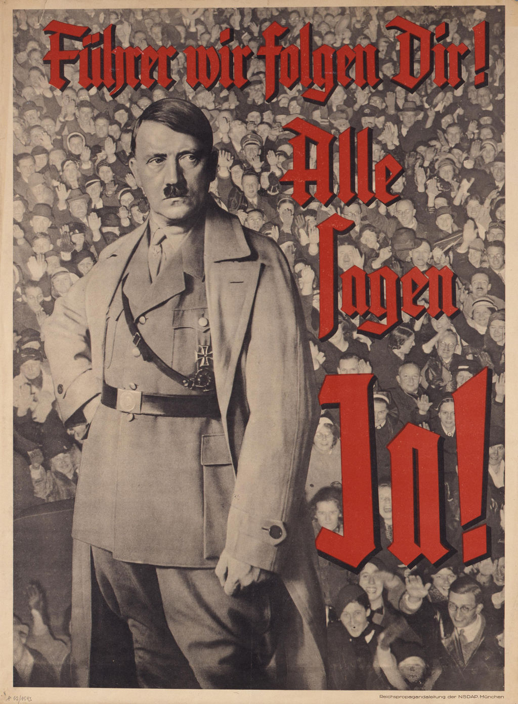 Exponat: Plakat: Führer wir folgen Dir!, 1934