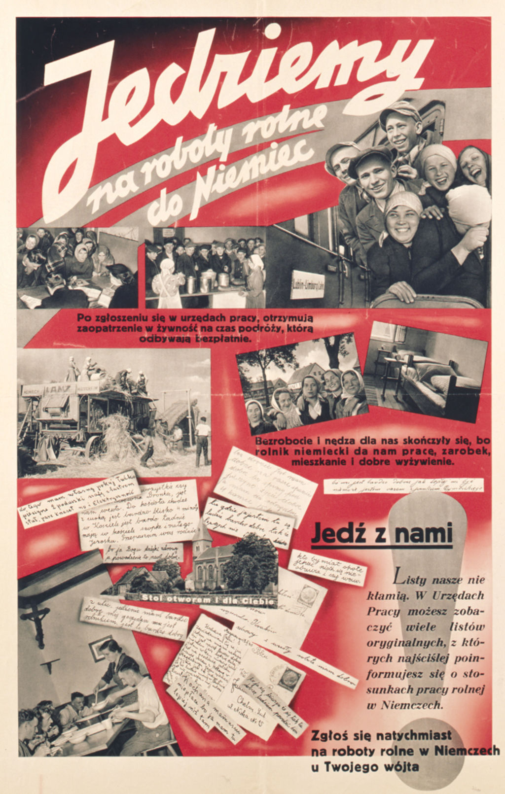 Exponat: Plakat: Anwerbung polnischer Landarbeiter, 1940