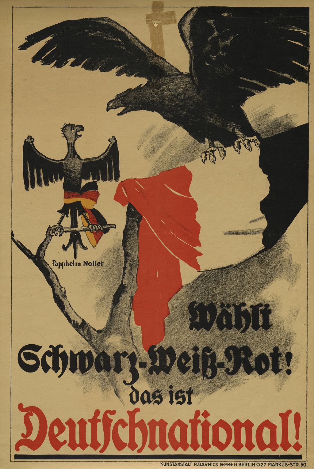 Exponat: Plakat: Wahlplakat der DNVP, um 1924