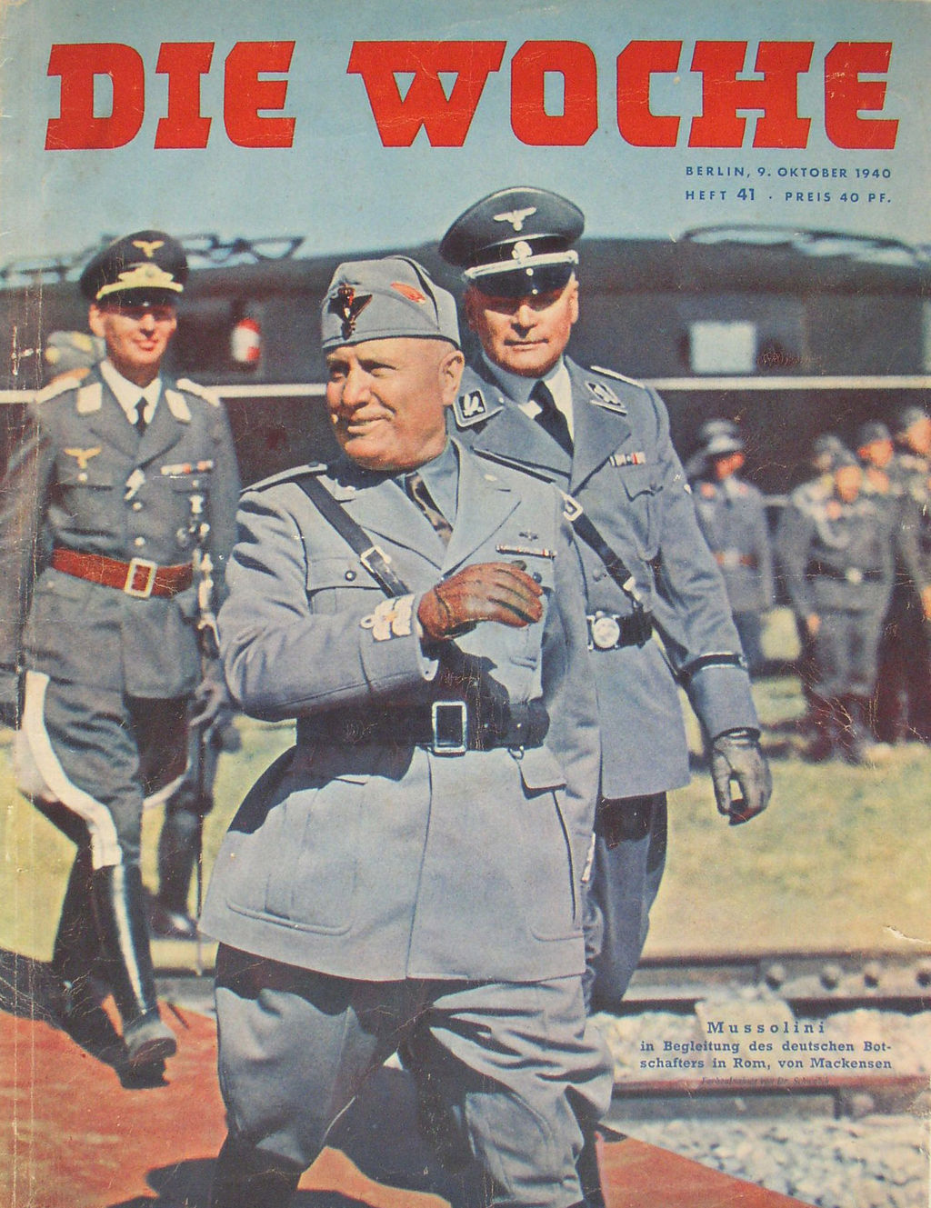 Exponat: Zeitschrift: Die Woche, 1940
