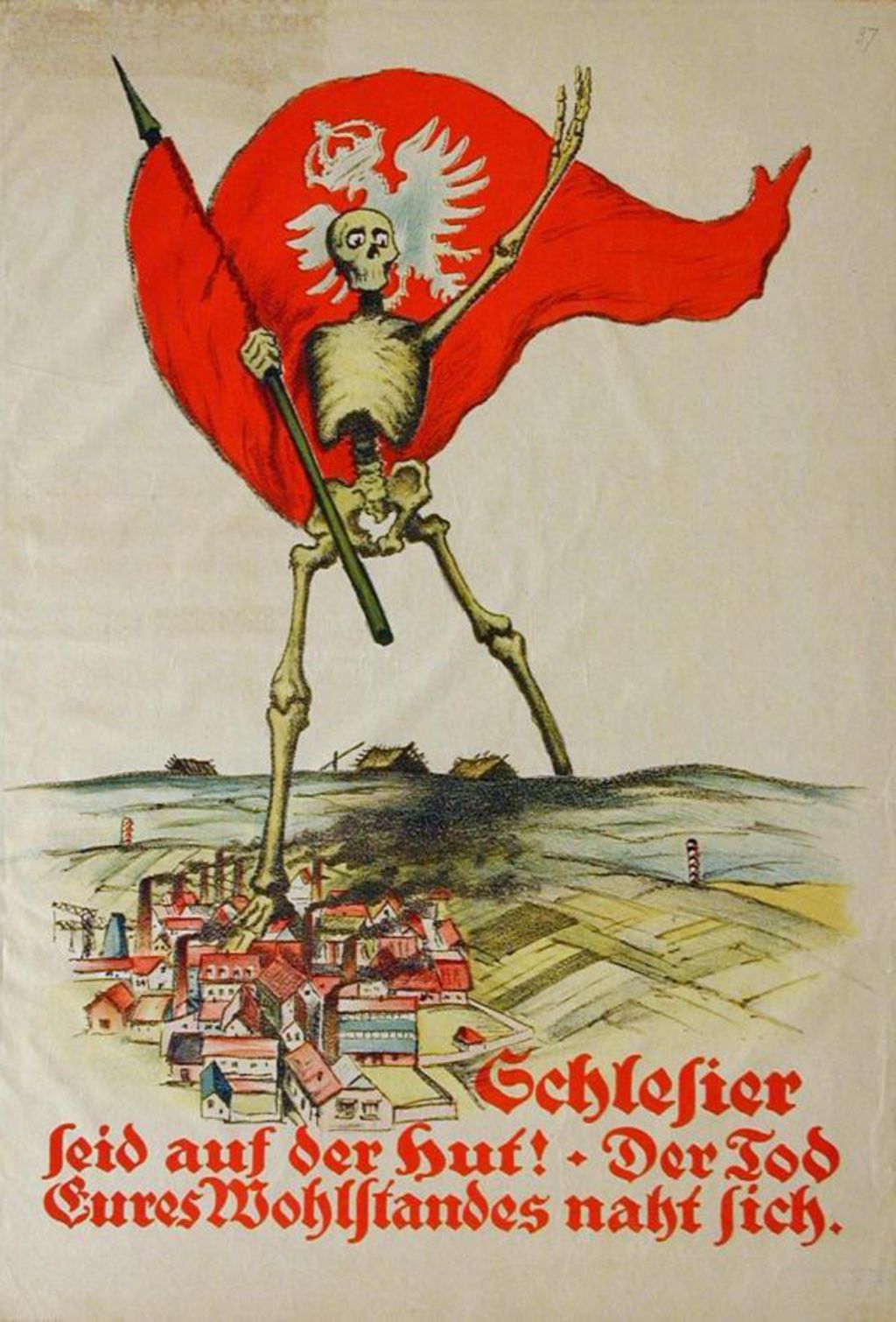 Exponat: Plakat: Schlesier seid auf der Hut, 1921