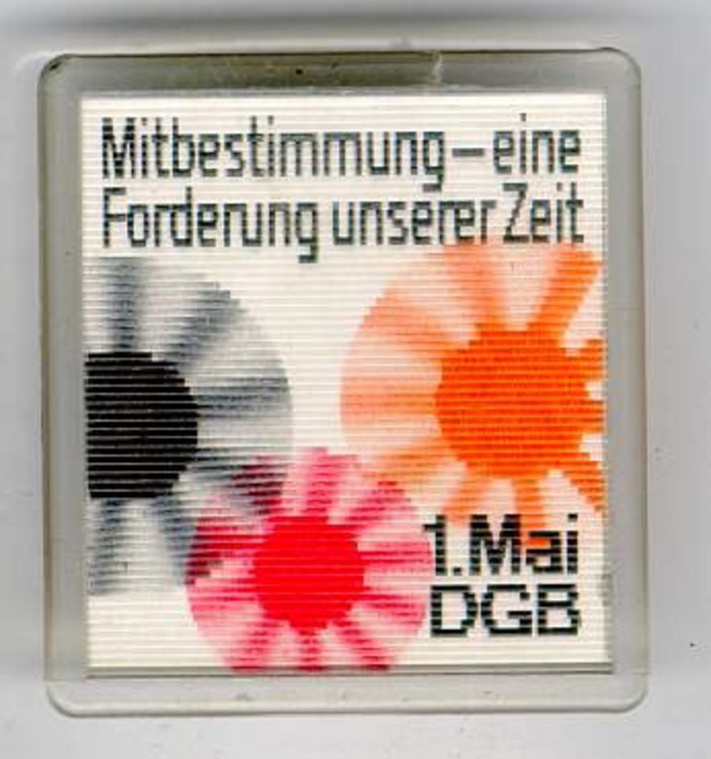 DGB-Anstecker zum 1. Mai 1969
