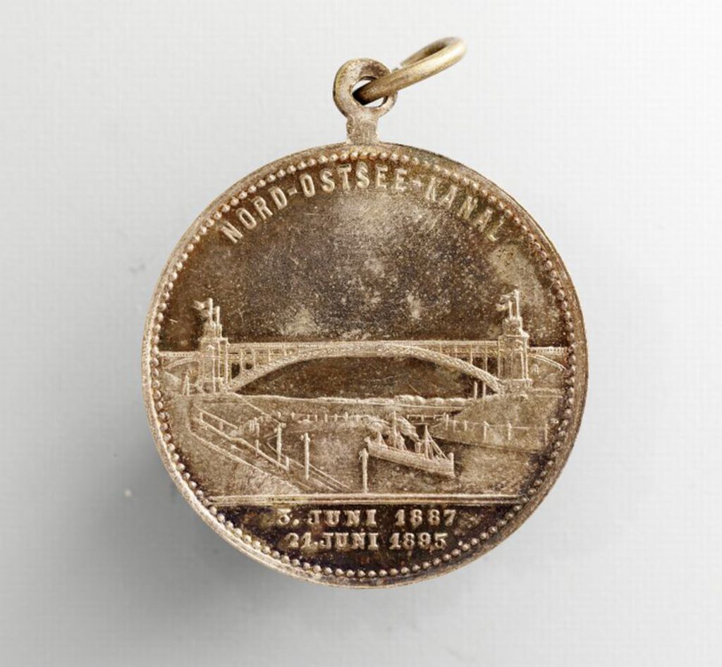 Medaille: Eröffnung des Nord-Ostsee-Kanals, 1895