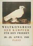 Plakat Weltkongress der K&auml;mpfer f&uuml;r den Frieden 1949
