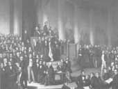 view lithography of German National Assembly