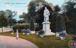 Postkarte mit dem Kaiser-Wilhelm-Denkmal in Wesel, 1907, Wesel, Bildarchiv