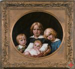 Vier Kinder des Knstlers, Carl Joseph Begas d. ., um 1835, l auf Leinwand, Heinsberg, Kreismuseum Heinsberg (Foto: Pit Siebigs)