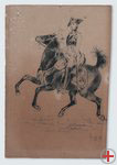 Zeichnung nach Adolph Menzels Illustrationen zu Franz Kuglers Geschichte Friedrichs des Groen, Reinhold Begas, 1847, Kohle auf Papier, Berlin, Museen Tempelhof-Schneberg von Berlin, Archiv