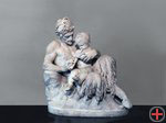 Pan als Lehrer des Fltenspiels, Reinhold Begas, 1868, Marmor, Mailand, Galerie Crazy Art (Foto: Gigliola di Piazza)