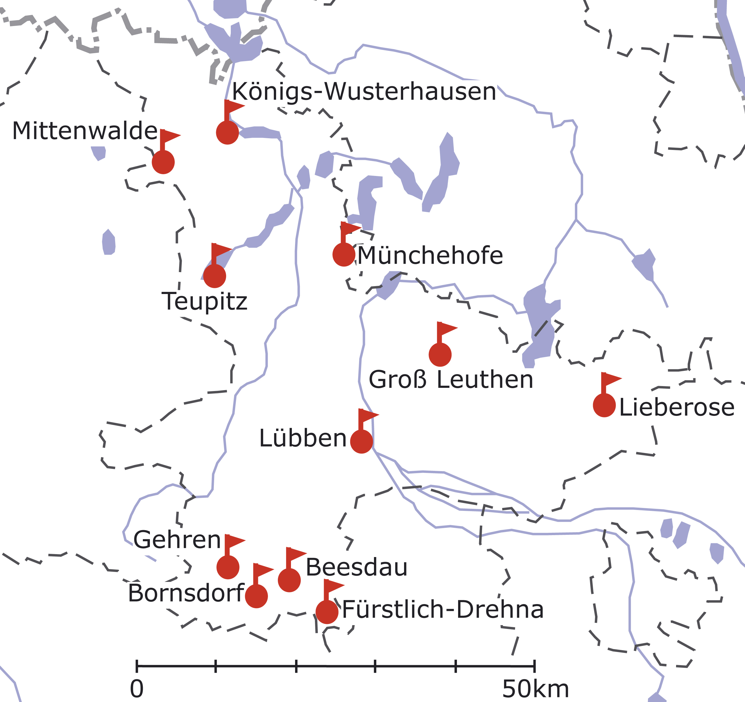 Burgen in Brandenburg und Berlin
