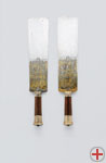Zwei Vorlege- und Tranchiermesser, 1582 (DHM)