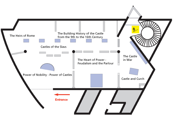 Floor Plan I. M. Pei Building - first floors -German Historical Museum