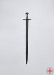 Schwert mit paranussförmigen Knauf, 12. Jh. (DHM)