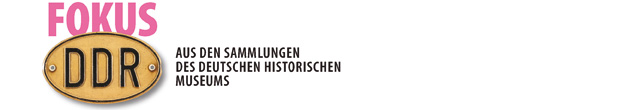 Ausstellungslogo – Fokus DDR