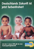 Plakat zum neuen Staatsangehörig-keitsrecht